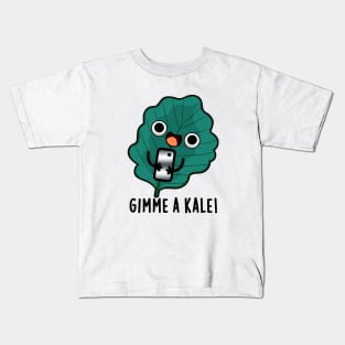 Gimme A Kale Cute Veggie Pun Kids T-Shirt